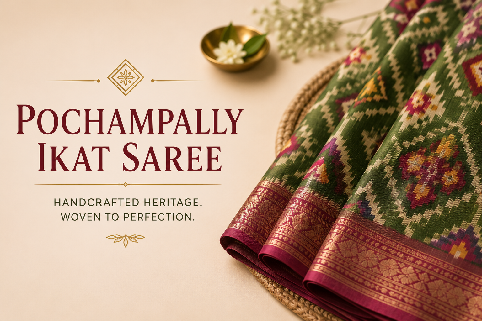 Pochampally Ikat Saree What Makes It Special & How to Style It