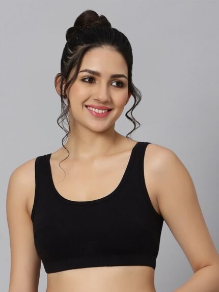 Women Black Sports Bra