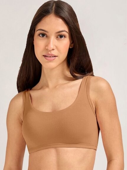 Women Tan Lounge Bra