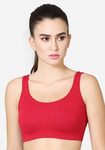 Women Red Sports Bra
