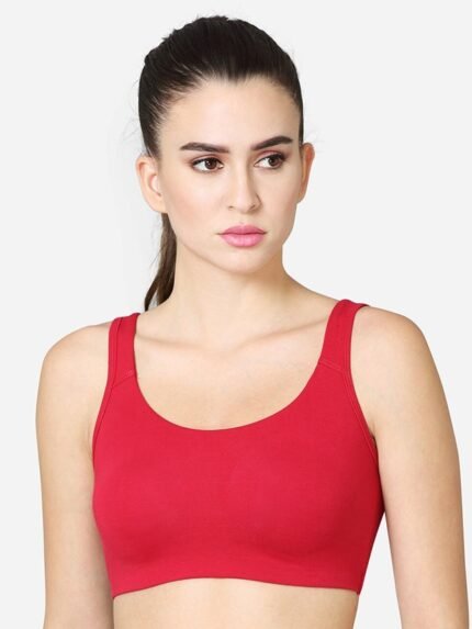 Women Red Sports Bra